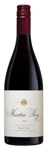 2019 Martin Ray Santa Cruz Mountains Coast Grade Pinot Noir Bottle Shot