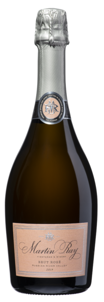2019 Martin Ray Russian River Valley Brut Rosé Bottle Shot