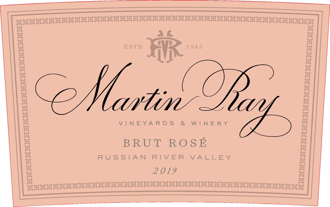 2019 Martin Ray Russian River Valley Brut Rosé Front Label