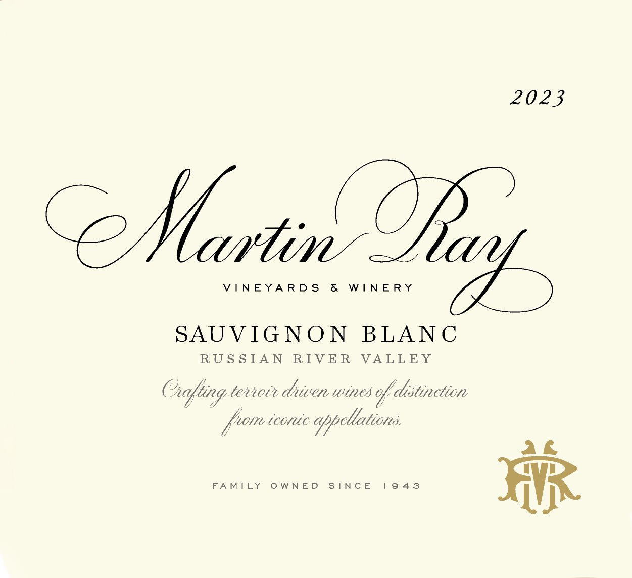 2023 Martin Ray Sauvignon Blanc Front Label