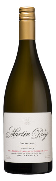 2014 Martin Ray Mill Station Chardonnay Bottle Shot