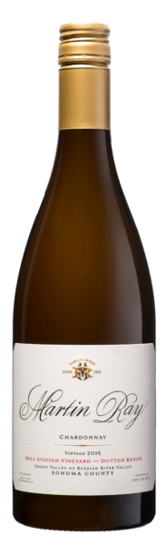 2015 Martin Ray Mill Station Chardonnay Bottle Shot