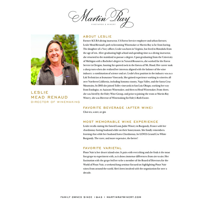 Martin Ray Leslie Renaud Biography