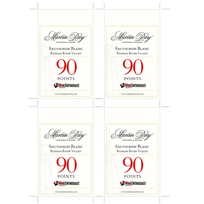 2015 Martin Ray Russian River Valley Sauvignon Blanc Shelf Talker – Wine Enthusiast