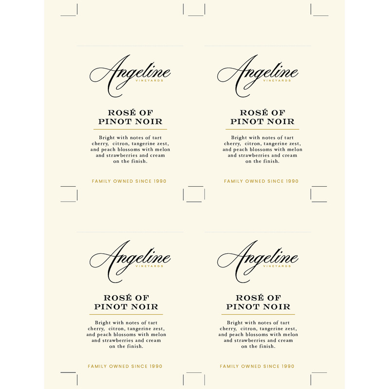 2022 Angeline Rosé Of Pinot Noir Shelf Talker – Tasting Notes