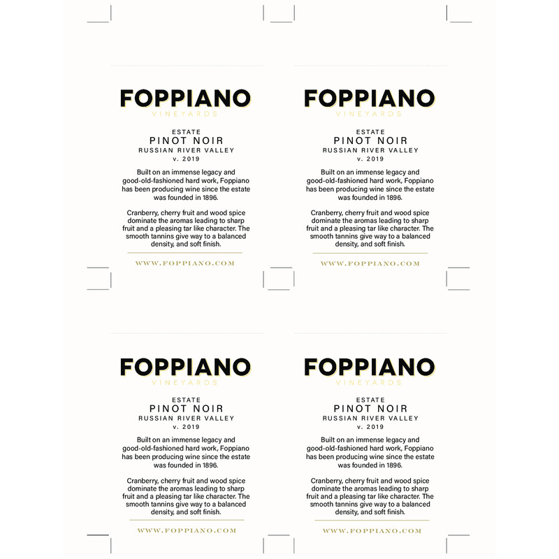 2023 Foppiano Estate Pinot Noir Tasting Notes