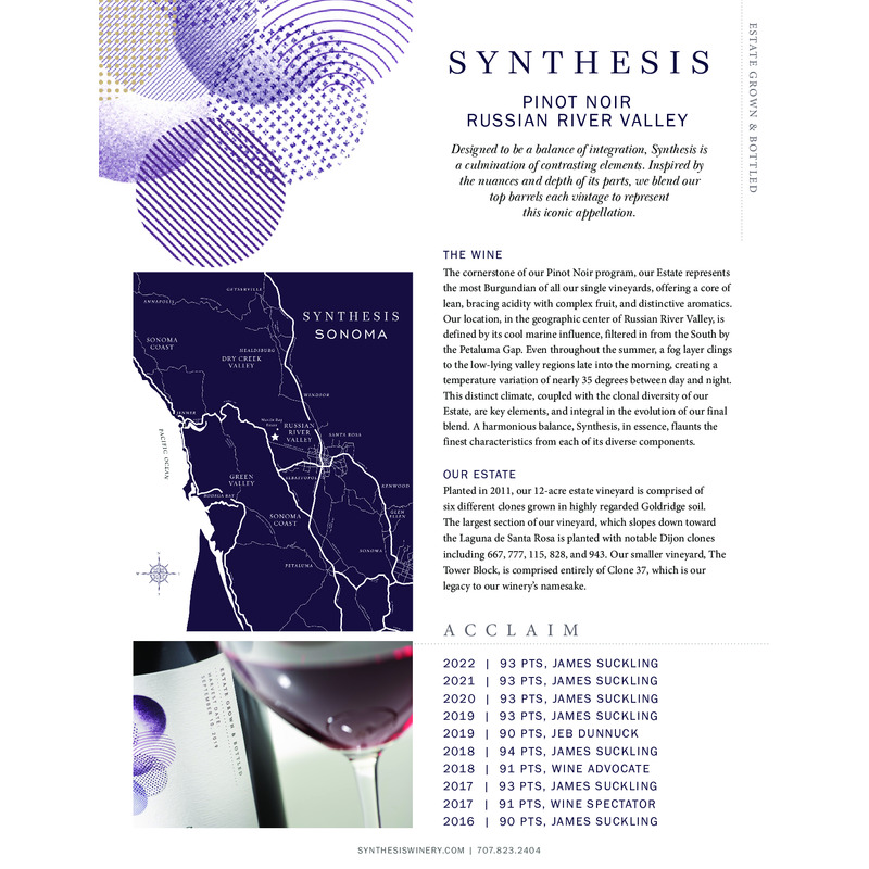 Synthesis Synthesis Pinot Noir Sales Sheet
