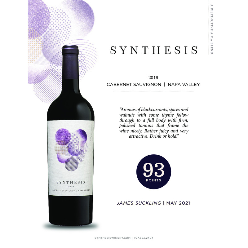 2019 Martin Ray Synthesis Napa Valley Cabernet Sauvignon Acclaim – 93 Pts James Suckling