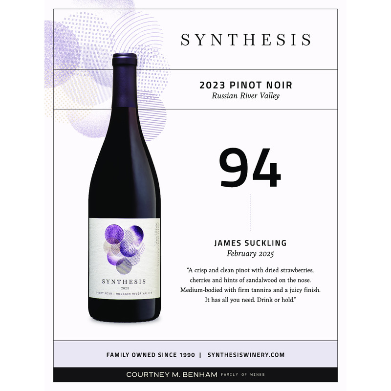 2023 Synthesis Russian River Valley Estate Pinot Noir Sell Sheet – 94pts James Suckling