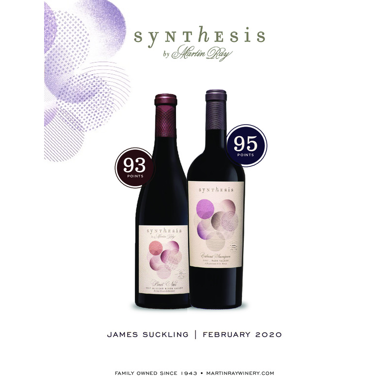 Synthesis Suckling’s Report 2017 Vintage