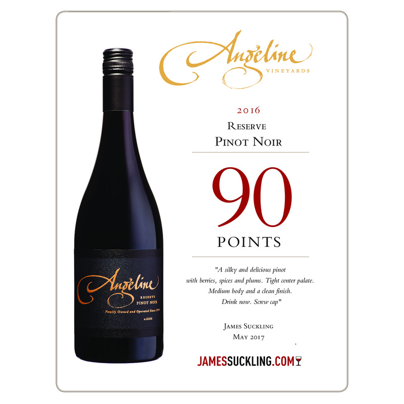 2016 Angeline Reserve Pinot Noir Acclaim – Suckling