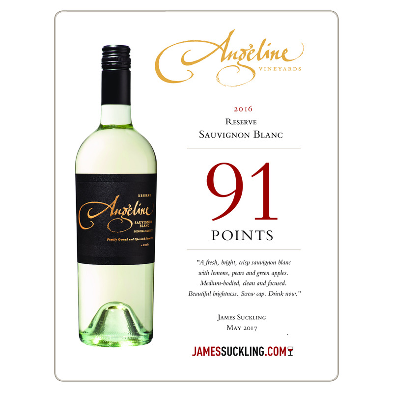 2016 Angeline Reserve Sauvignon Blanc Acclaim – Suckling