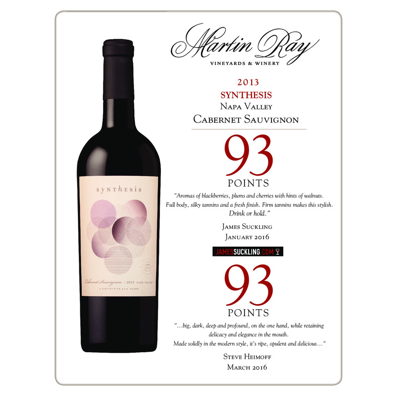 2013 Martin Ray Synthesis Napa Valley Cabernet Sauvignon Acclaim Sheet