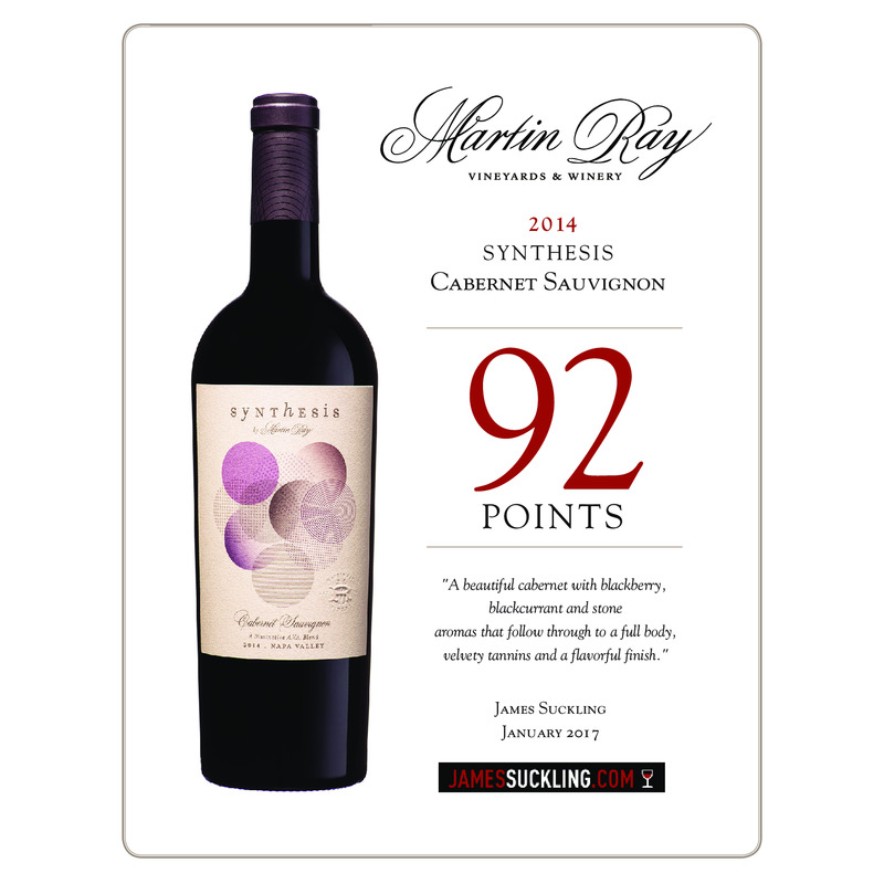 2014 Martin Ray Synthesis Napa Valley Cabernet Sauvignon Acclaim Sheet – James Suckling