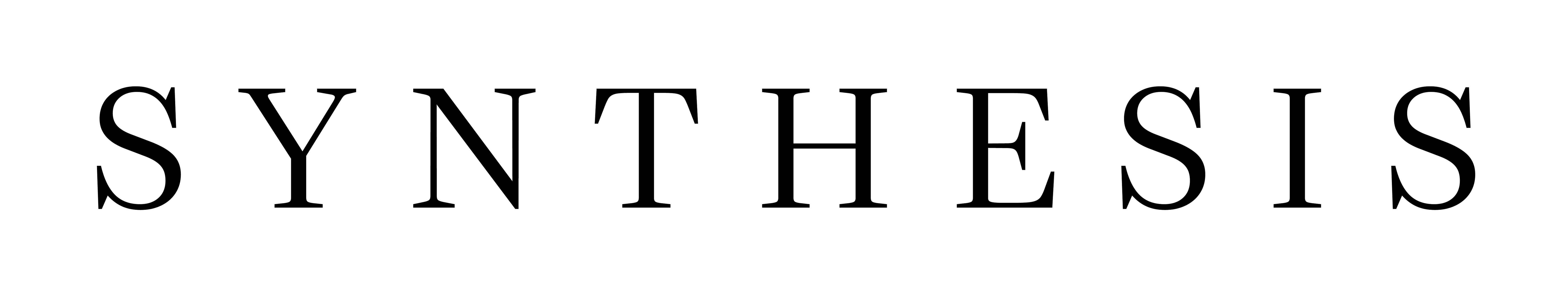 Synthesis Synthesis 1 Color Logo