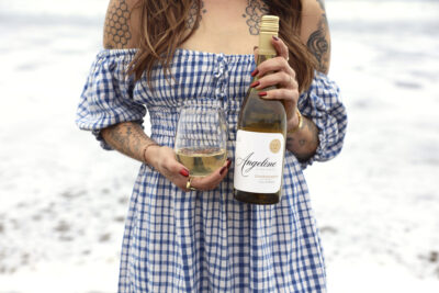Angeline Chardonnay Lifestyle Image - Ocean