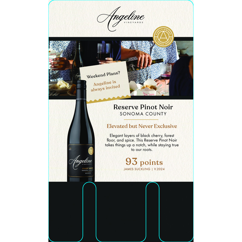 2024 Angeline Reserve Pinot Noir Case Card