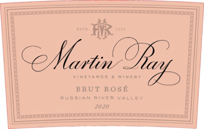 2020 Martin Ray Brut Rosé Front Label