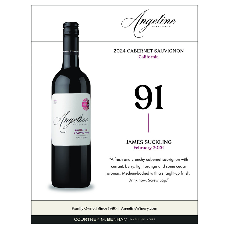 2024 Angeline Cabernet Sauvignon Acclaim | 91 JS