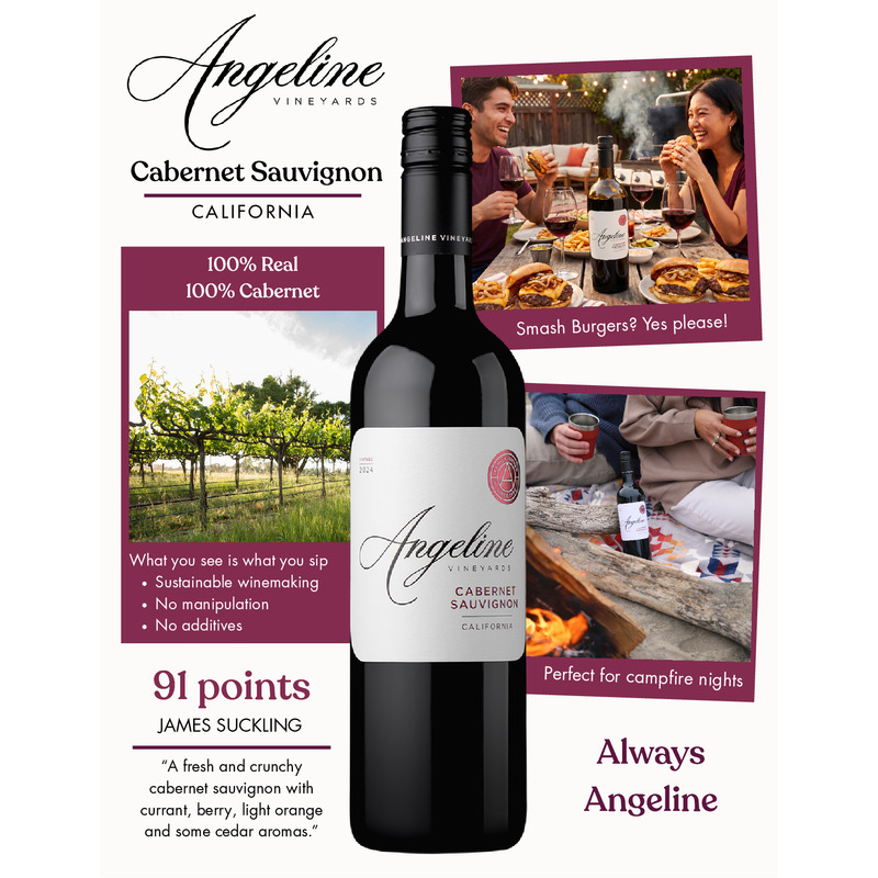 2024 Angeline Cabernet Sauvignon Demo Sell Sheet