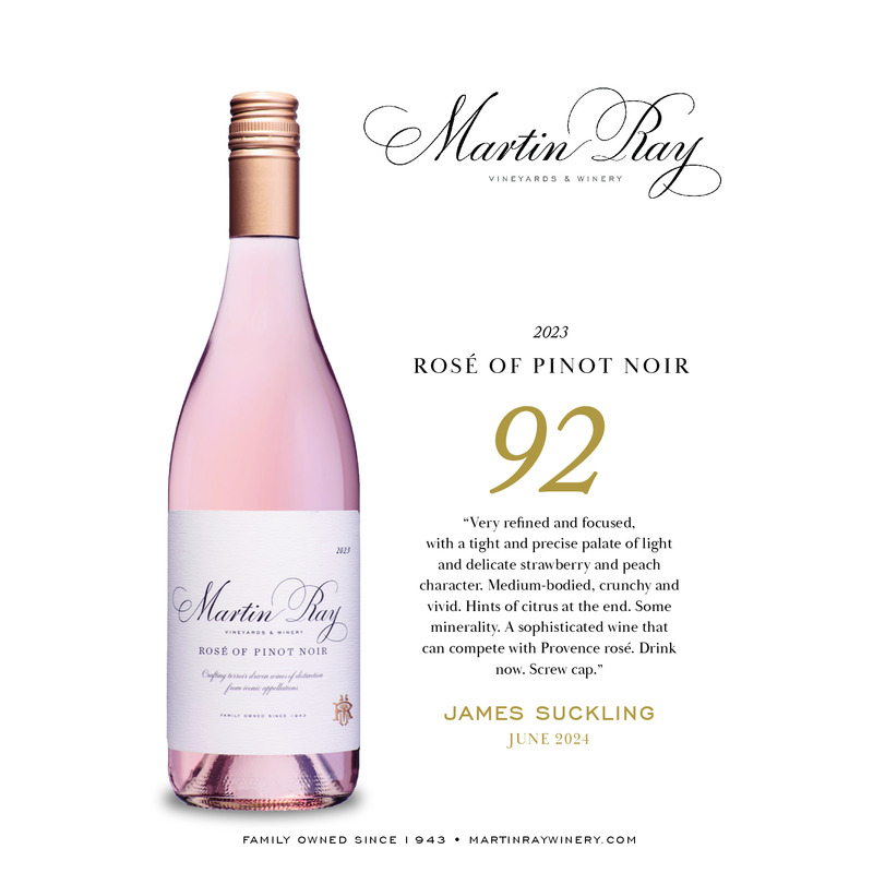 2023 Martin Ray Rosé Of Pinot Noir Acclaim | 92 JS