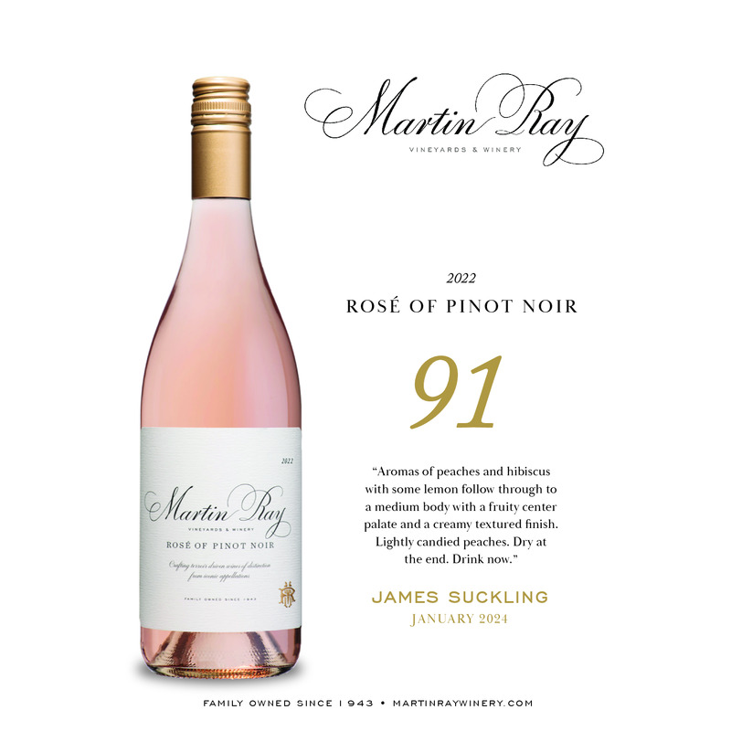 2022 Martin Ray Rosé Of Pinot Noir Acclaim | 91 JS