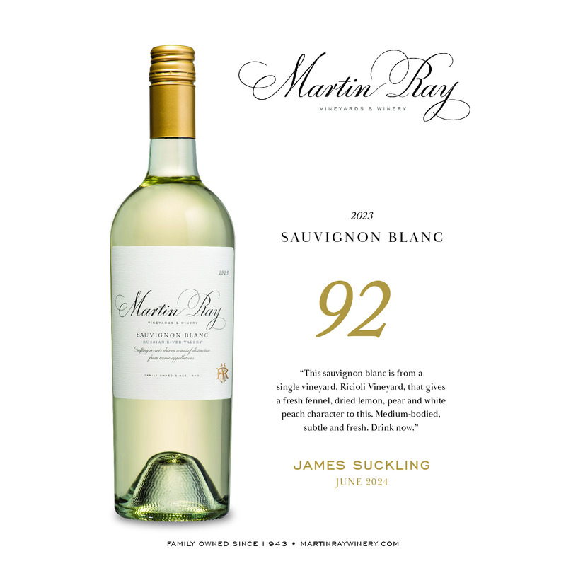 2023 Martin Ray Sauvignon Blanc Acclaim | 92 JS
