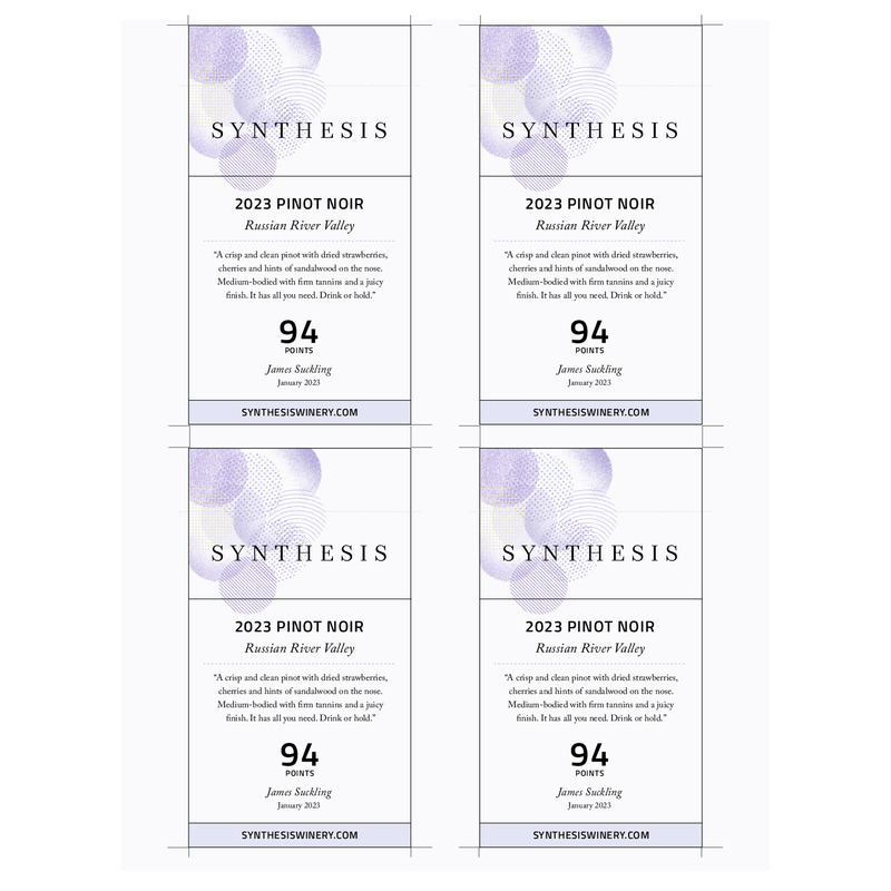 2023 Synthesis Russian River Valley Estate Pinot Noir Shelf Talker | 94 JS