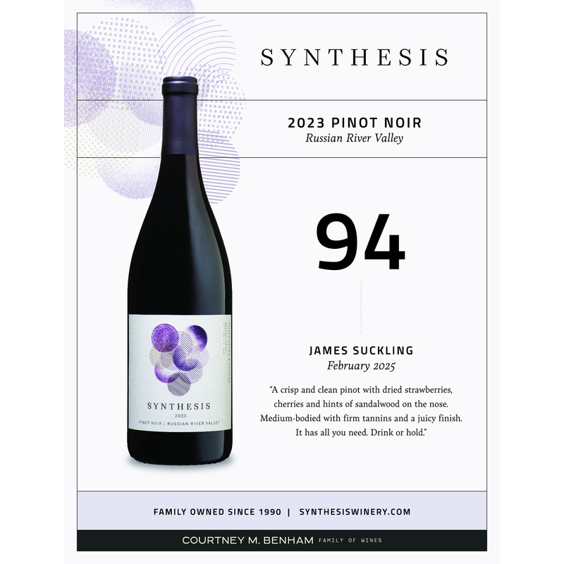 2023 Synthesis Russian River Valley Estate Pinot Noir Sell Sheet | 94 JS